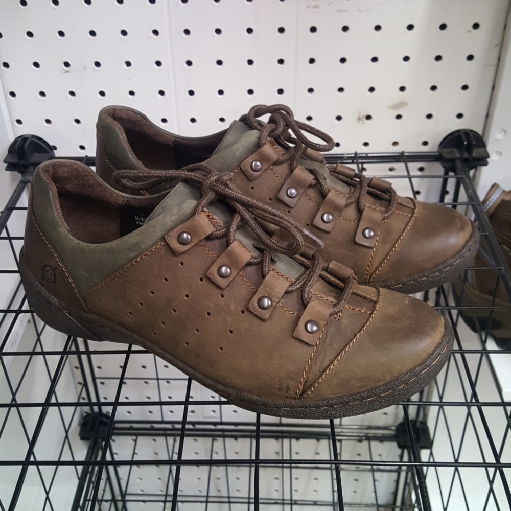 Born Vessel in Monkeywood brown oxford shoes sz 7